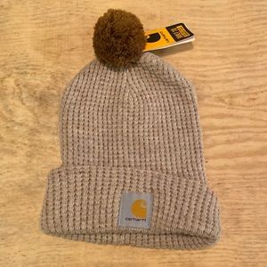 Carhartt Pom Pom rib knit beanie